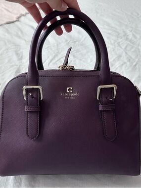 Kate Spade New York Burgundy Leather Satchel